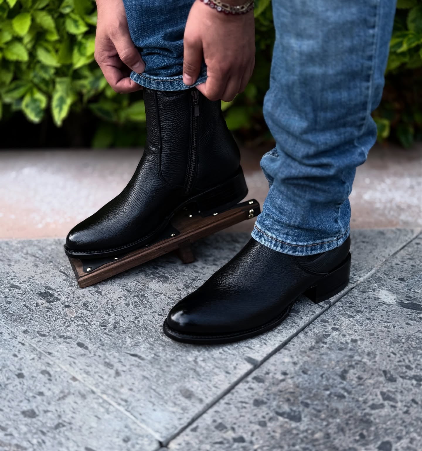 Original Design Cowhide Cowboy Boots