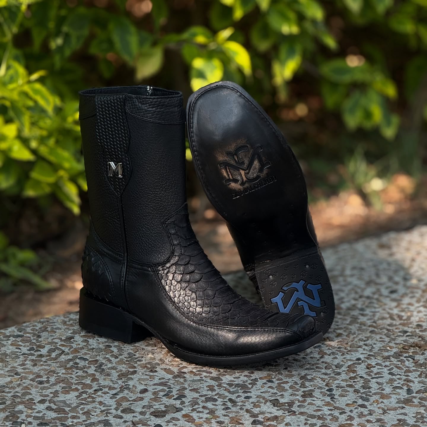 Handmade Italian Python Boots