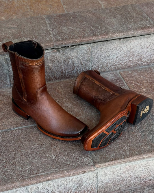 Nevada Deer Origin Honey Deer Buckskin Boots