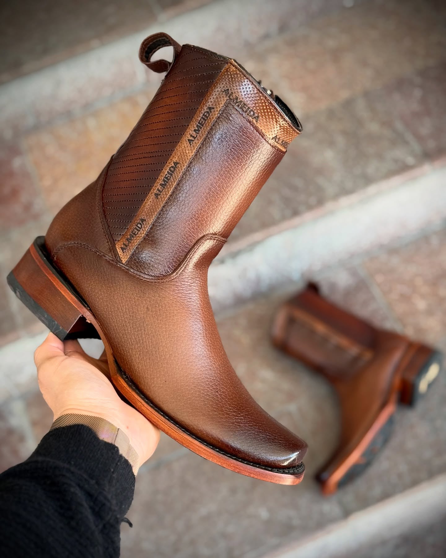 Nevada Deer Origin Honey Deer Buckskin Boots