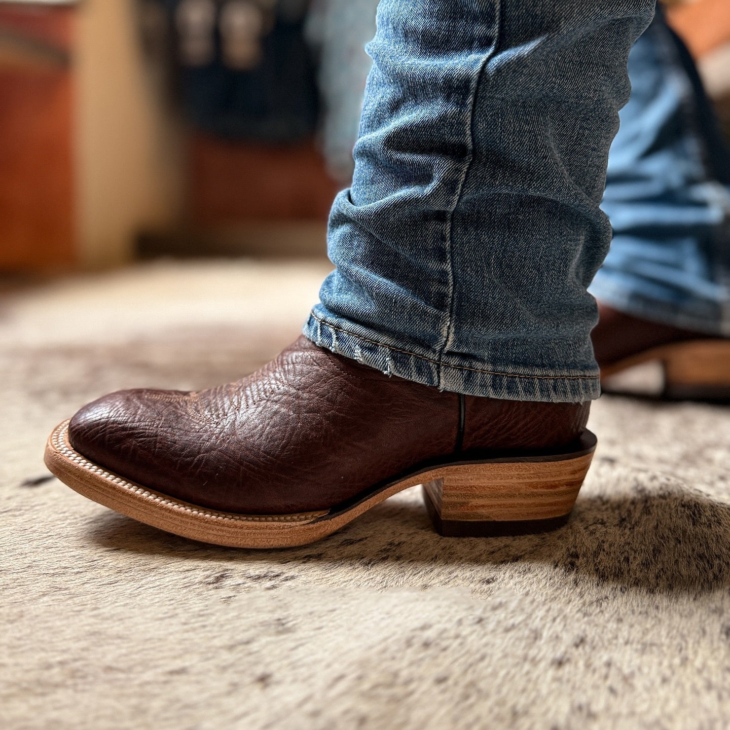 French Last Cuban Boots