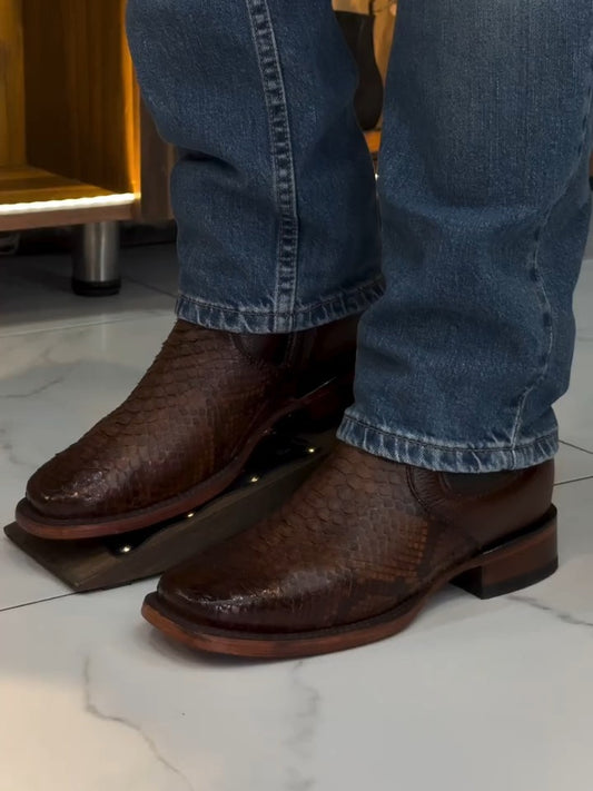 Handmade Italian Python Boots