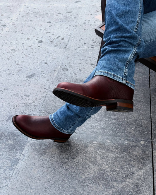 Scratch-resistant Handmade Cowhide Boots