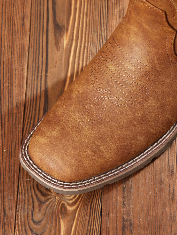 Men's Western Classic Embroidered Boots