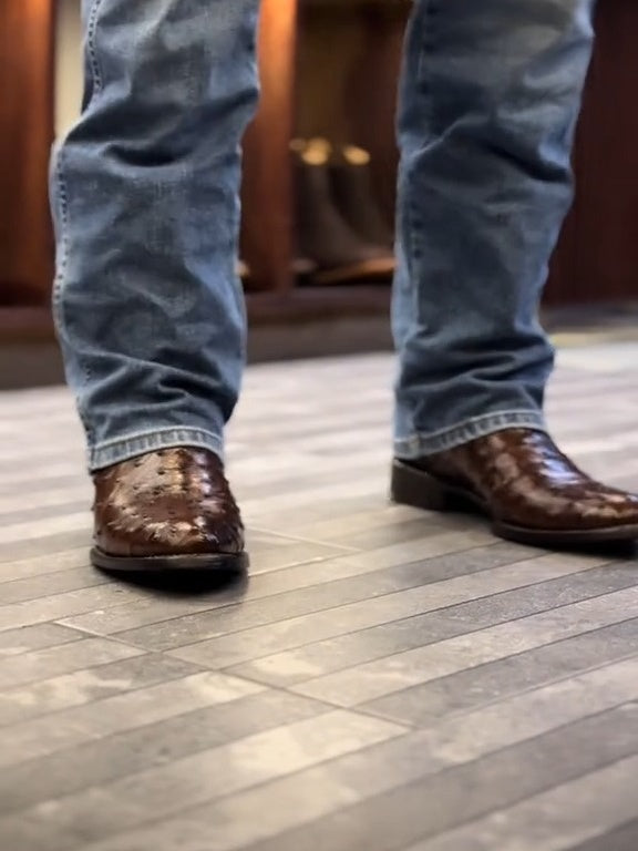 Original Handmade Ostrich Leather Boots