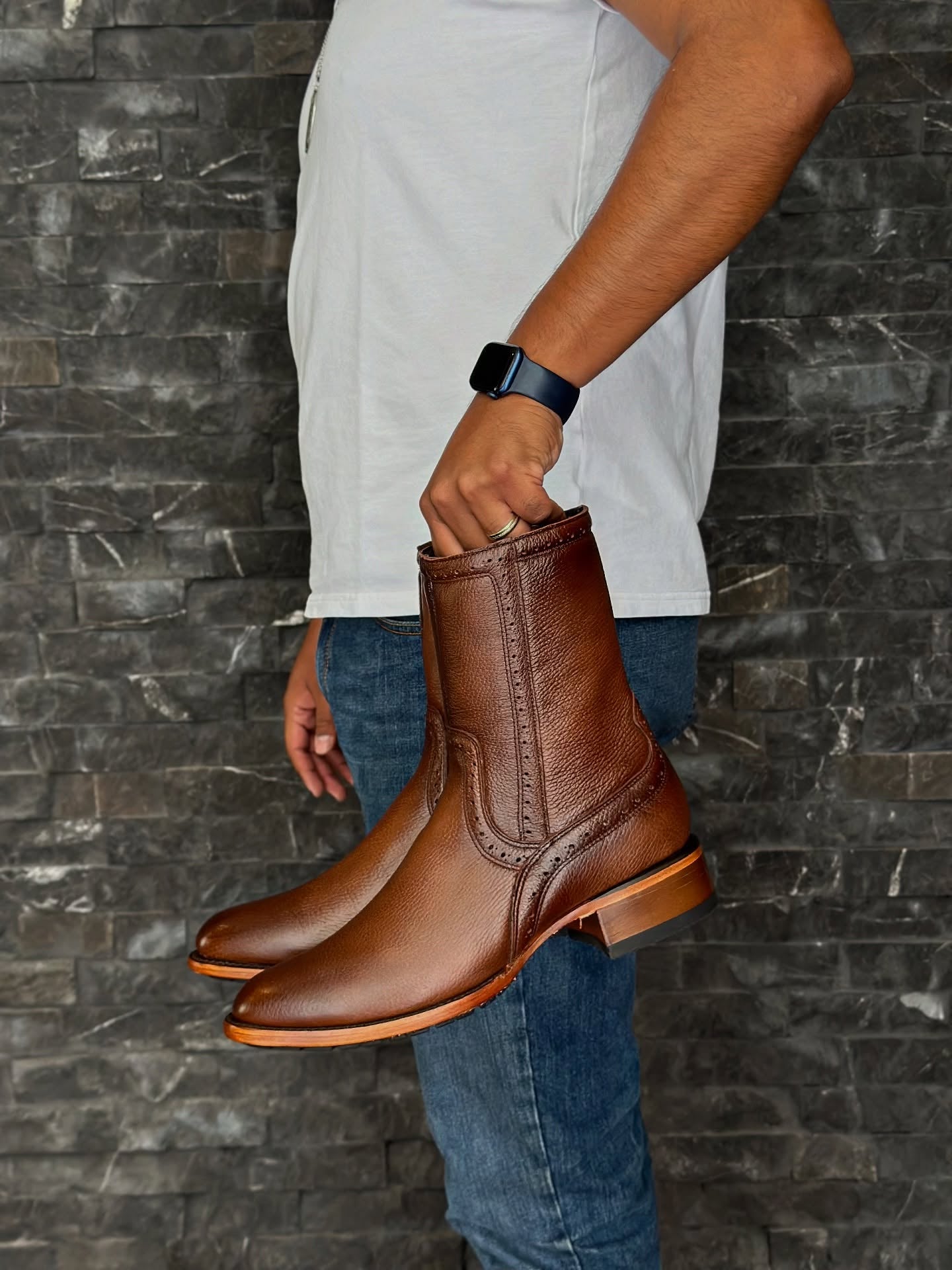 Men's Zipper Urban Boots