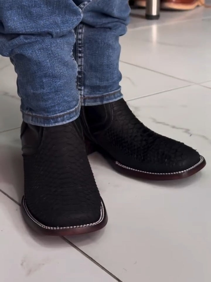 Handmade Italian Python Boots