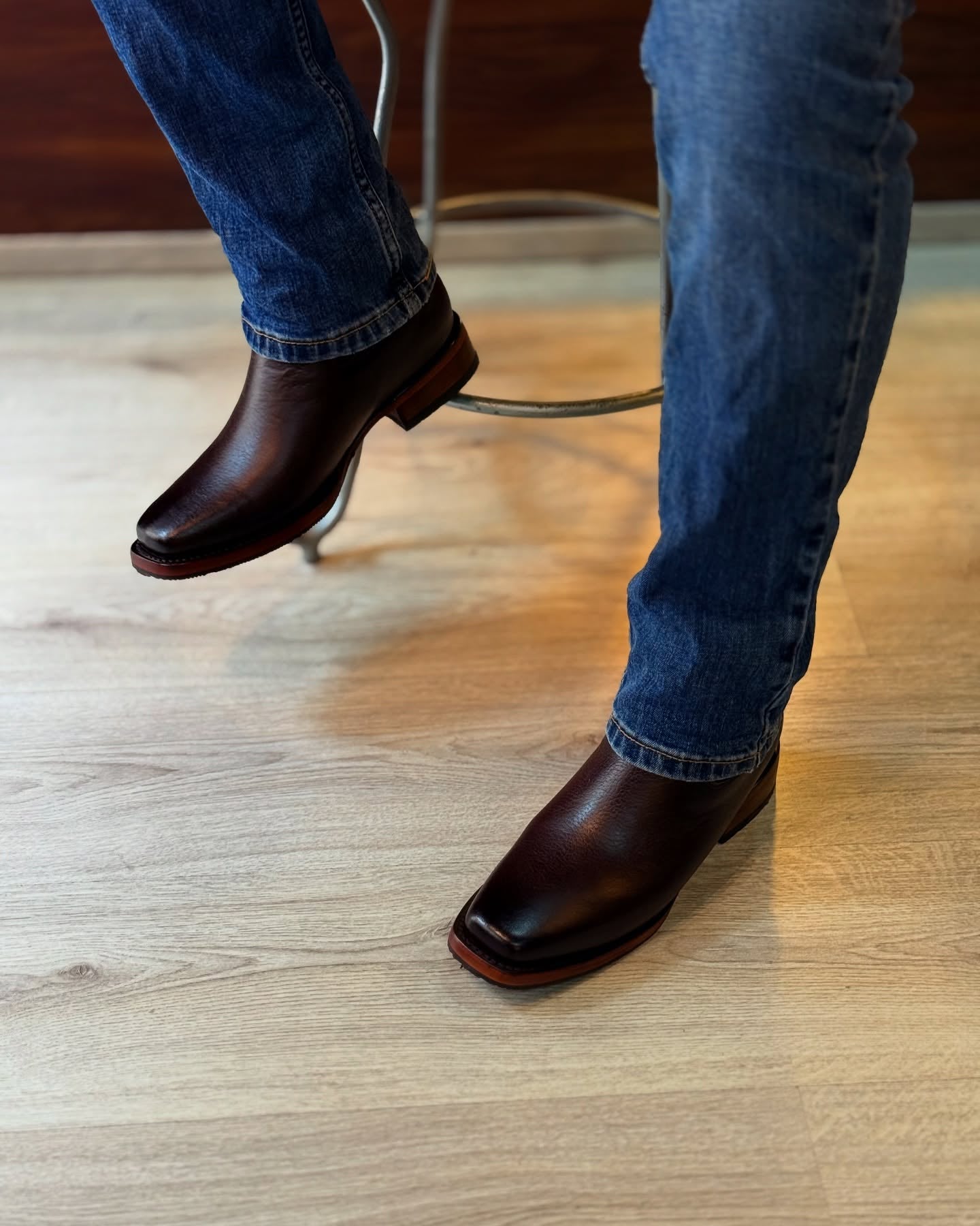Trendy Leather Handmade Cowhide Boots
