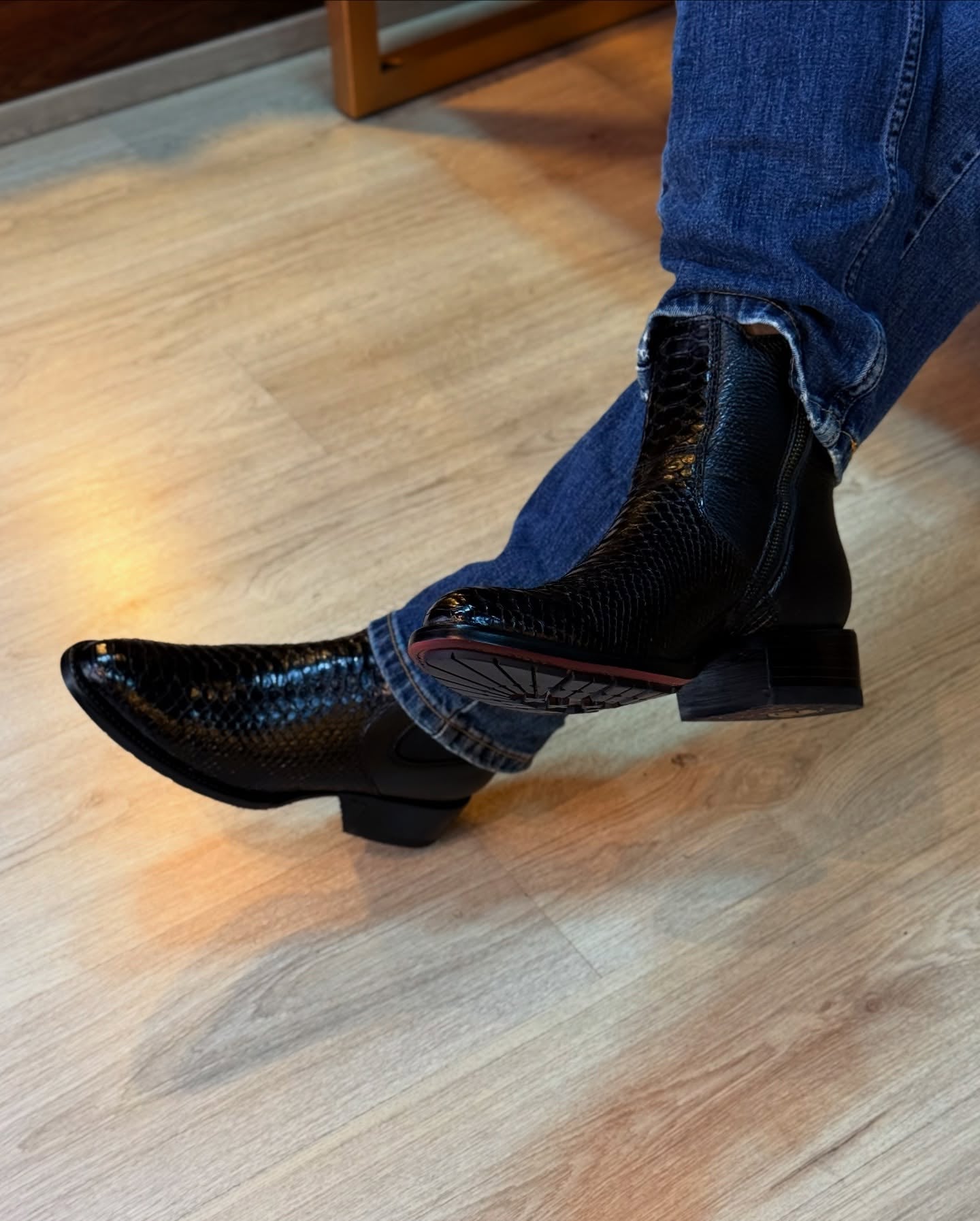 Handmade Italian Python Boots