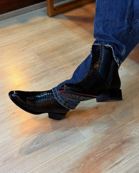 Handmade Italian Python Boots