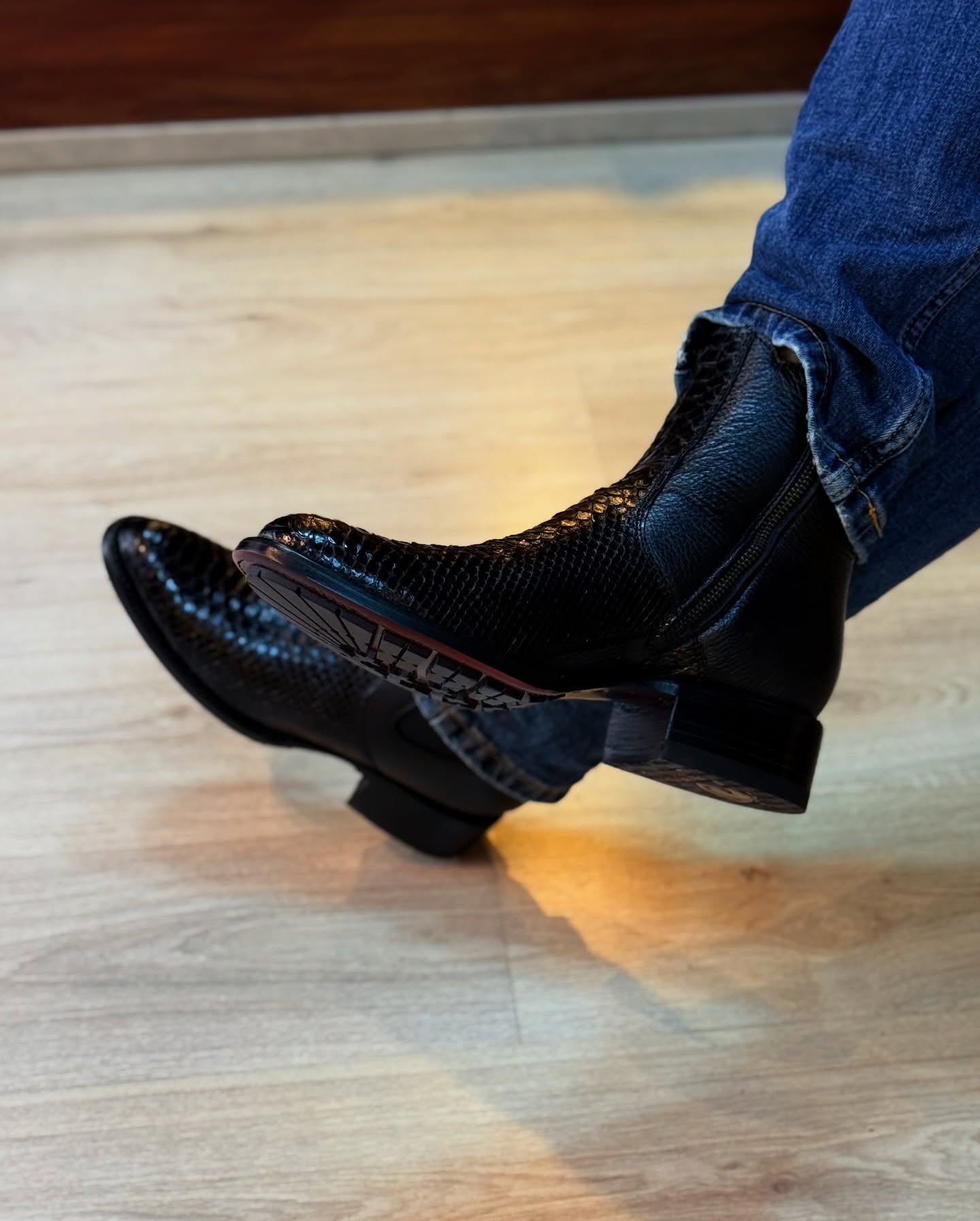 Handmade Italian Python Boots