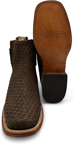 Men's Short Ankle Rodeo Petatillo Boot Square Toe