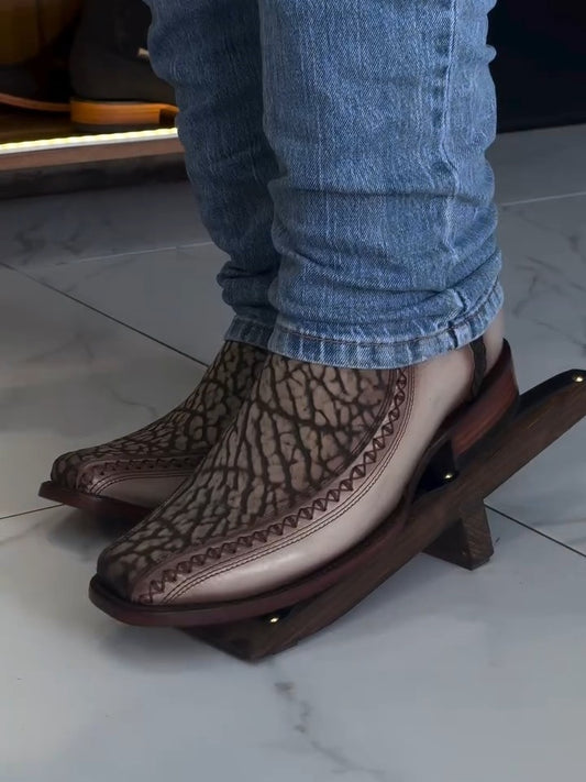 Handmade Maple Striped Boots