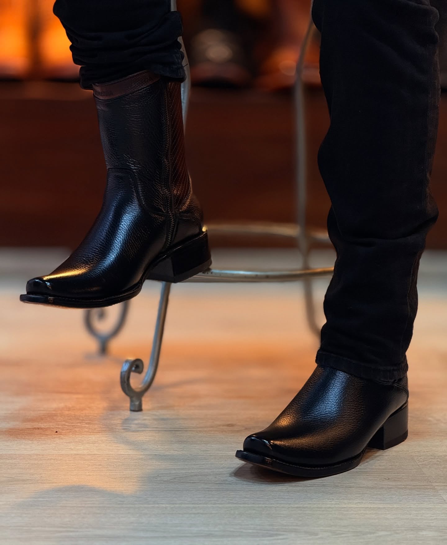 New Cowhide Cowboy Boots