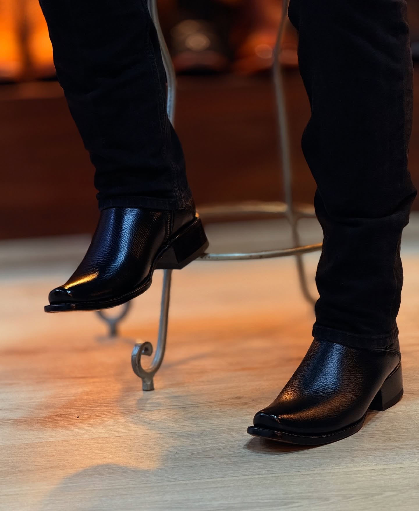 New Cowhide Cowboy Boots