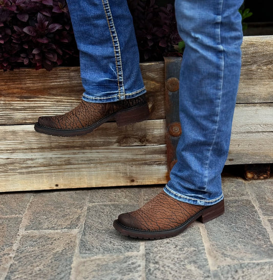 Italian Hand Carved Cowboy Boots