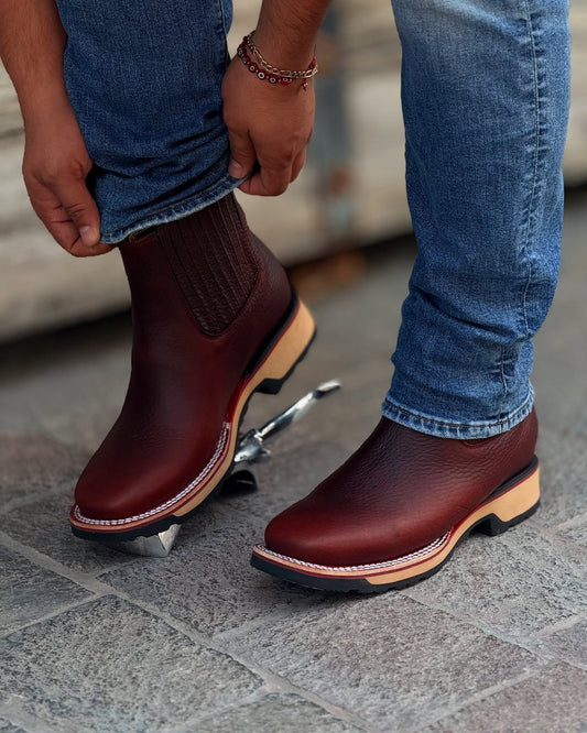 Handmade Scratch Resistant Cowhide Boots
