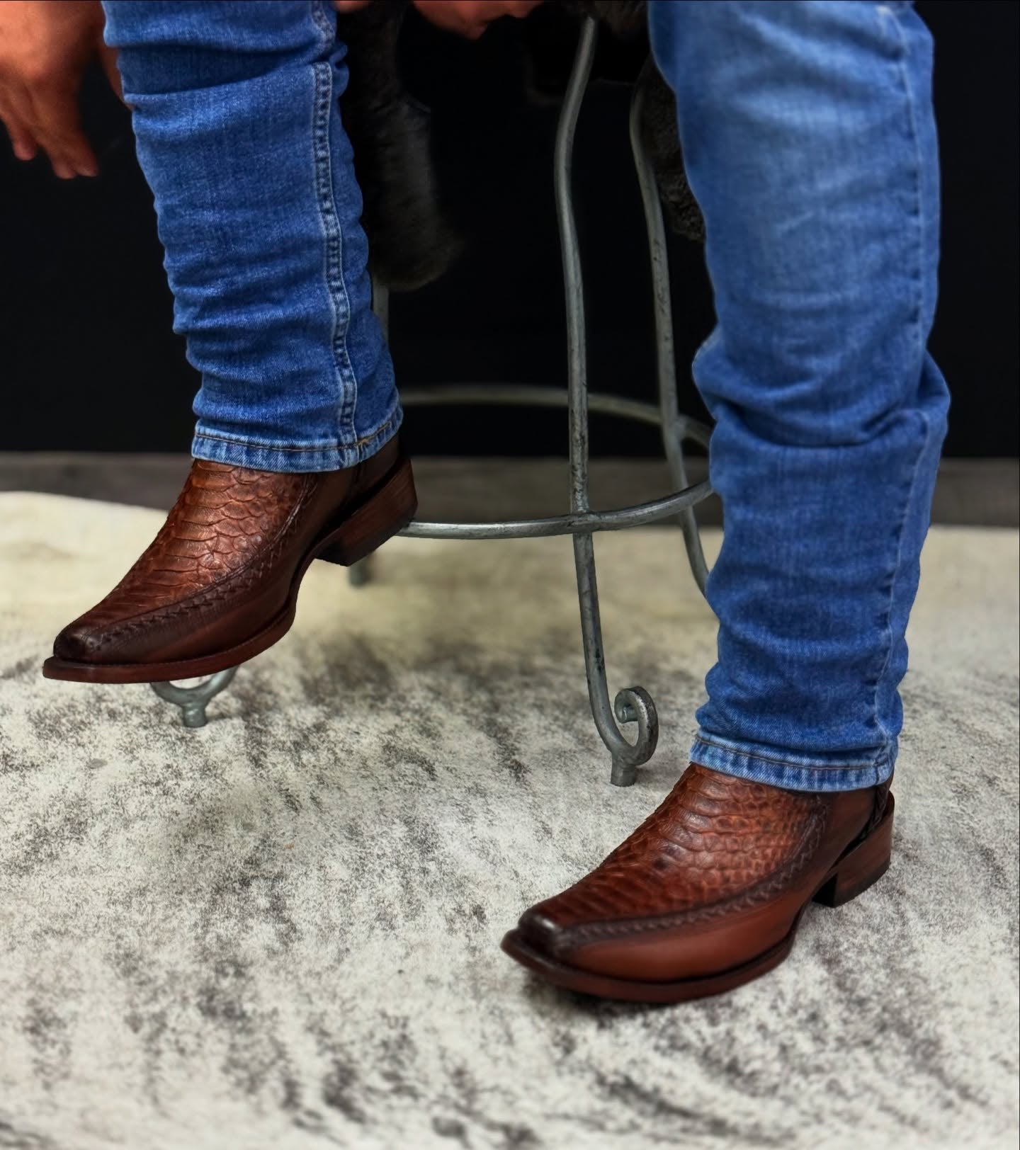 British Vintage Python Knight Boots