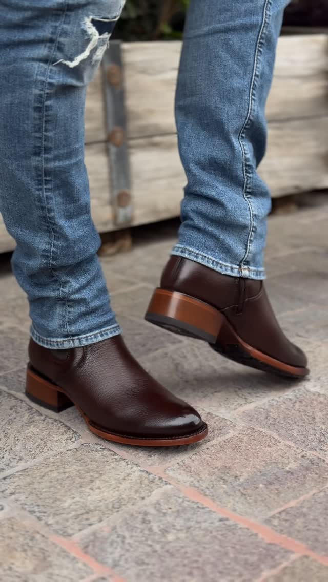 Vintage Handmade Cowhide Boots