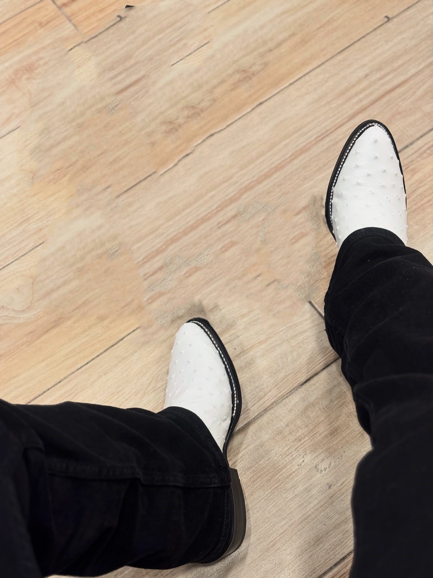 Alaska Ostrich Skin Cowboy Boots