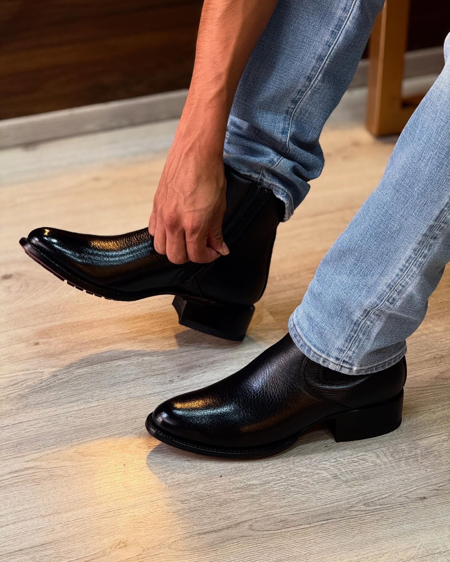 Handmade Deerskin Dinner Boots