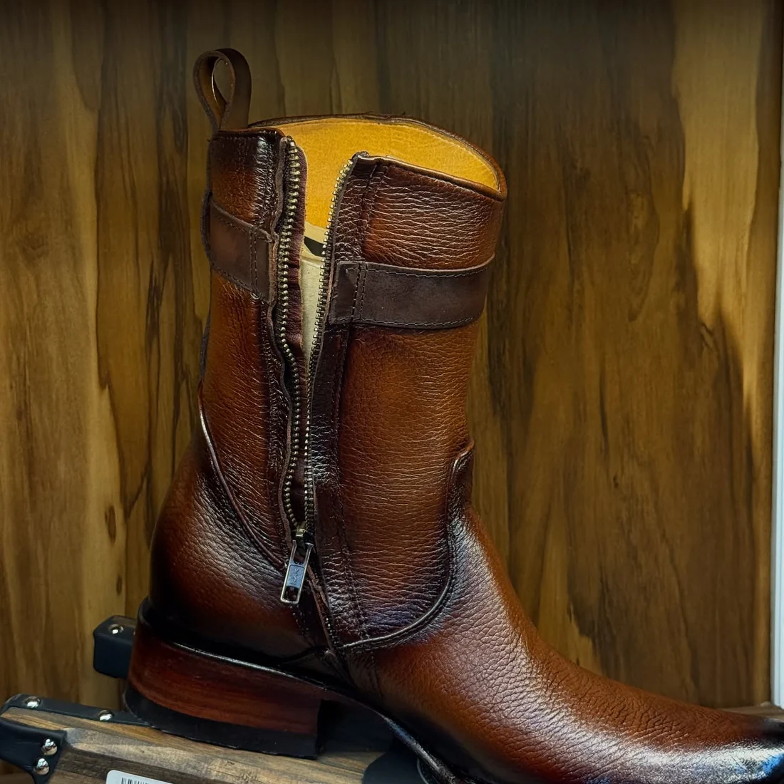 Italian Vintage Cowhide Ranch Boots