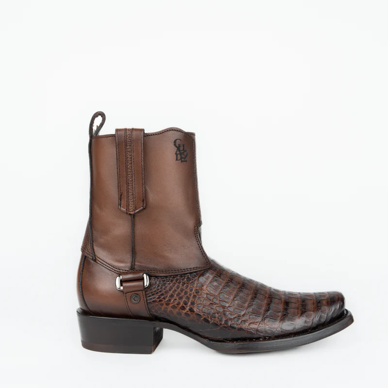 Handmade Crocodile Leather Rider Boots