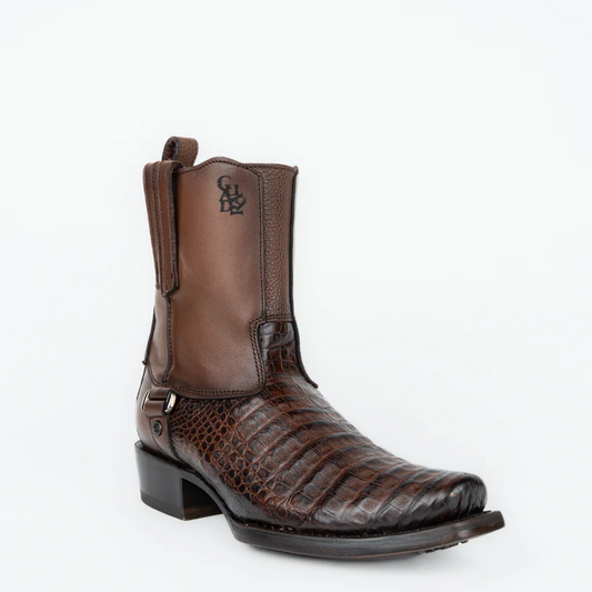 Handmade Crocodile Leather Rider Boots