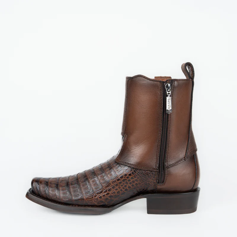 Handmade Crocodile Leather Rider Boots