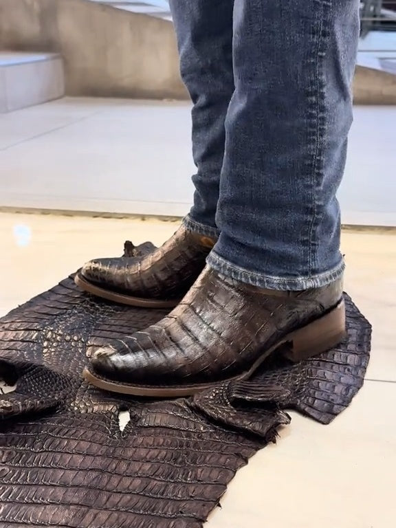 Exotic Gator Skin Boots