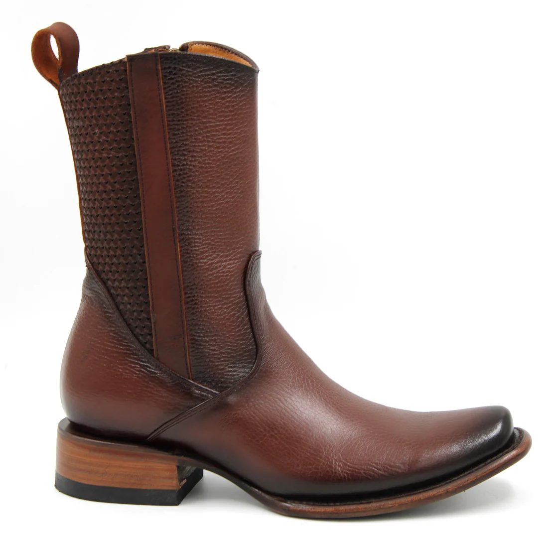Hand-embroidered Western Ranch Boots