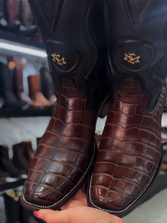 Los Altos Caiman Tail Boots