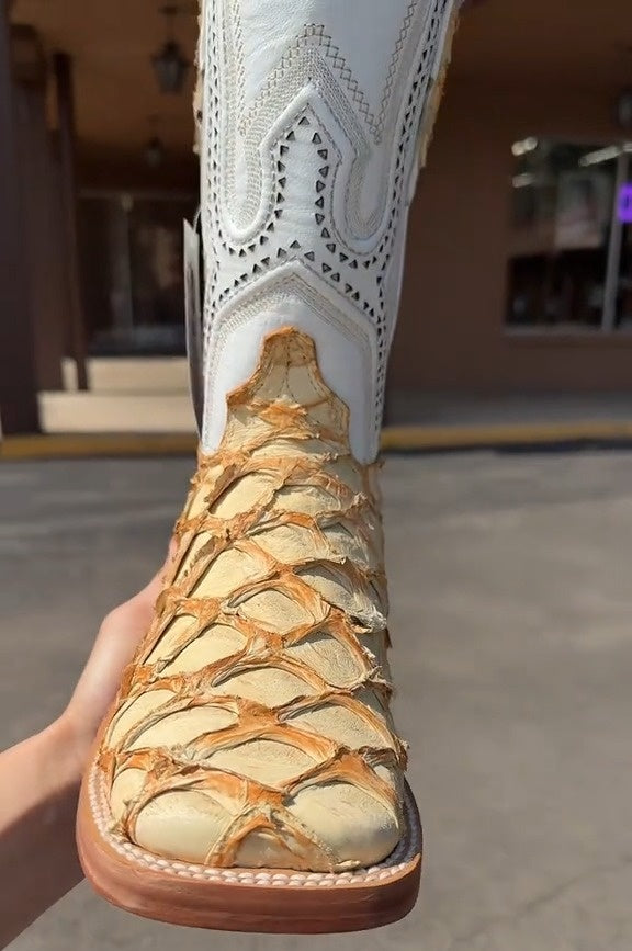 Exotic Fish Skin Boots