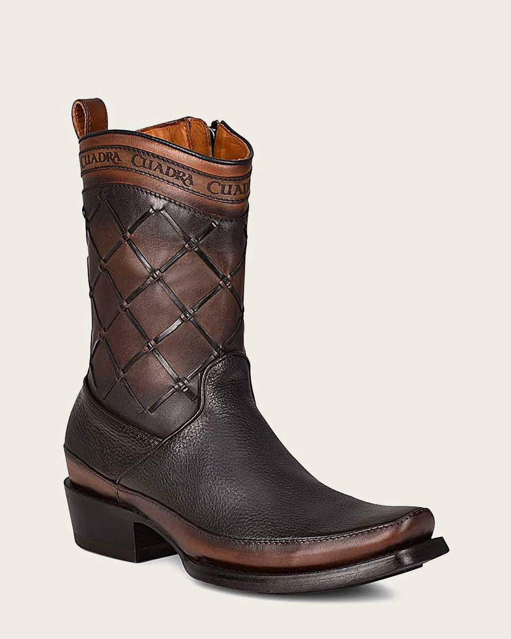 Urban Engraved Black Boot