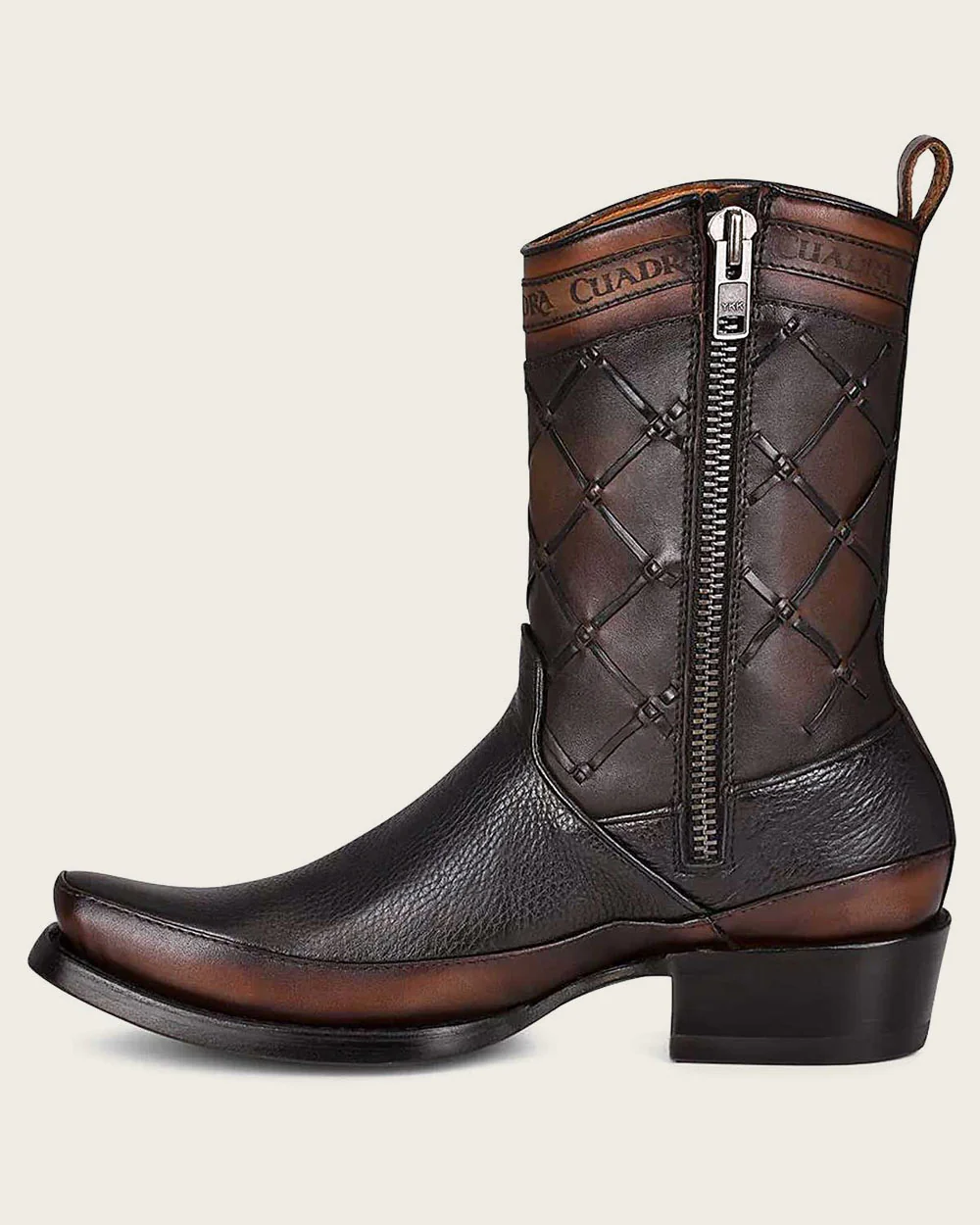 Urban Engraved Black Boot