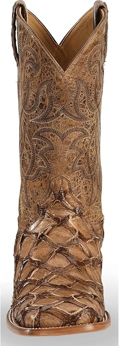 Cody James Men's Pirarucu Exotic Boot Broad Square Toe