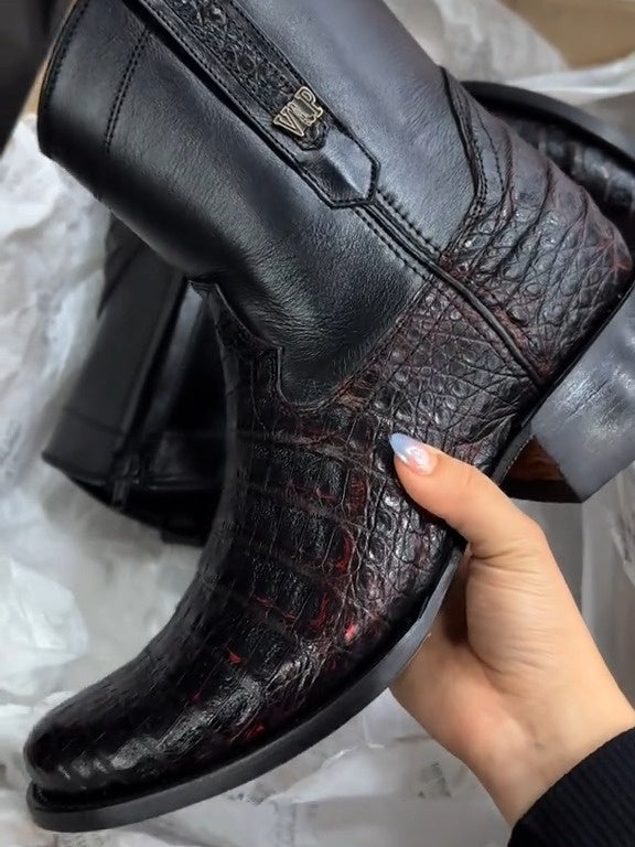 Orion Caiman Coffee Boots