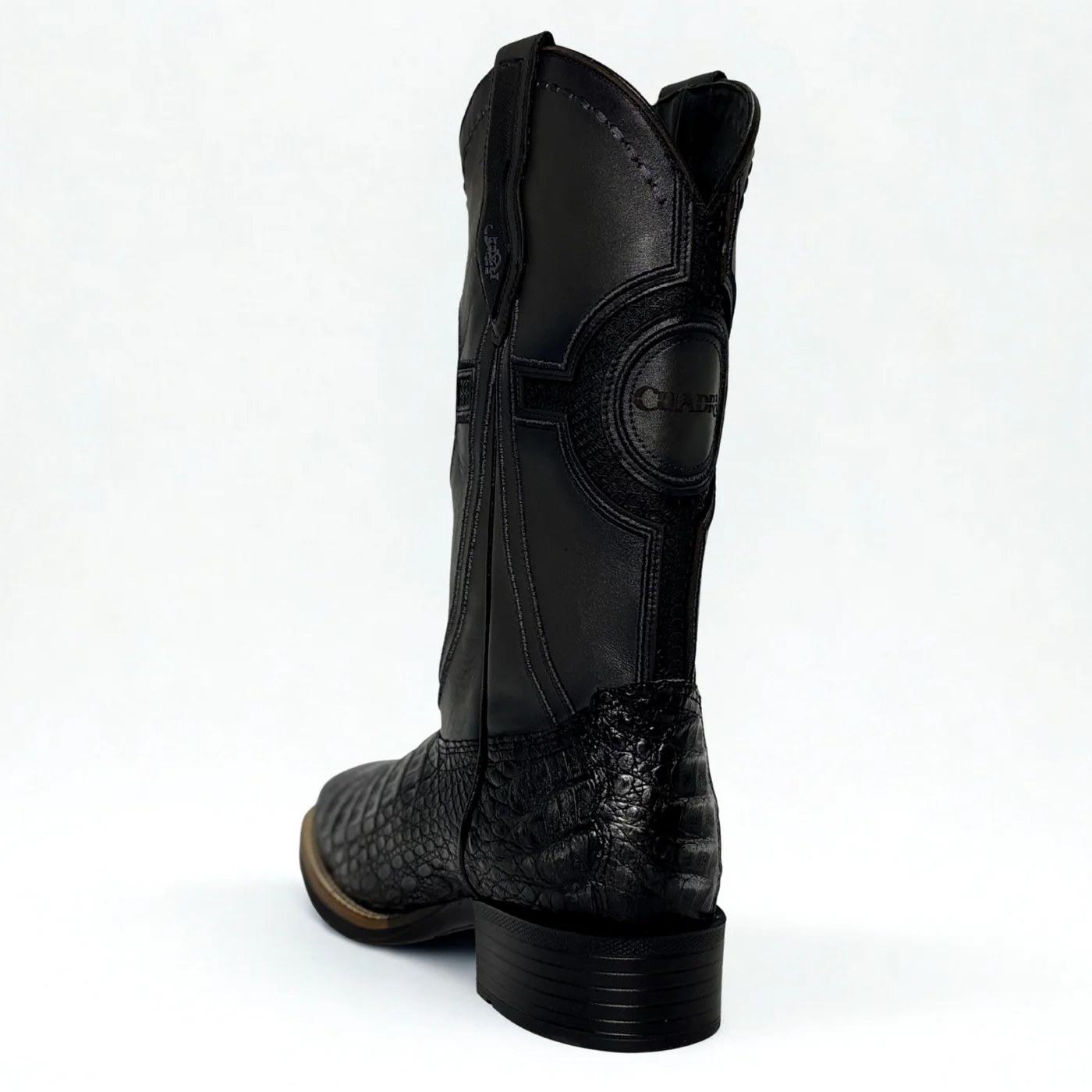 Handcrafted Men's Crocodile Leather Boots