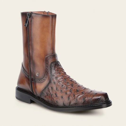Handcrafted Ostrich Leather Boots