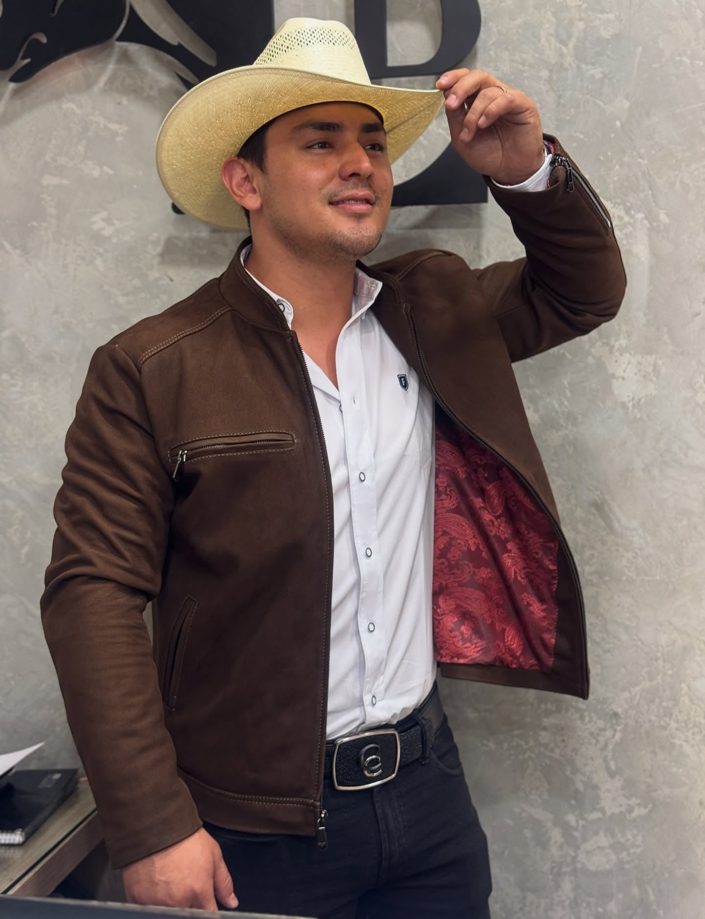 Western Minimalist Suede Jacket
