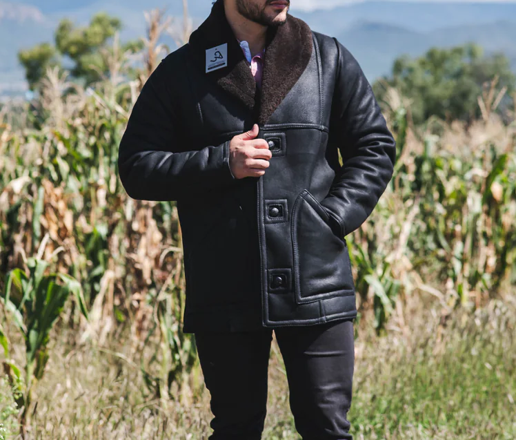 Malboro Black Leather Jacket