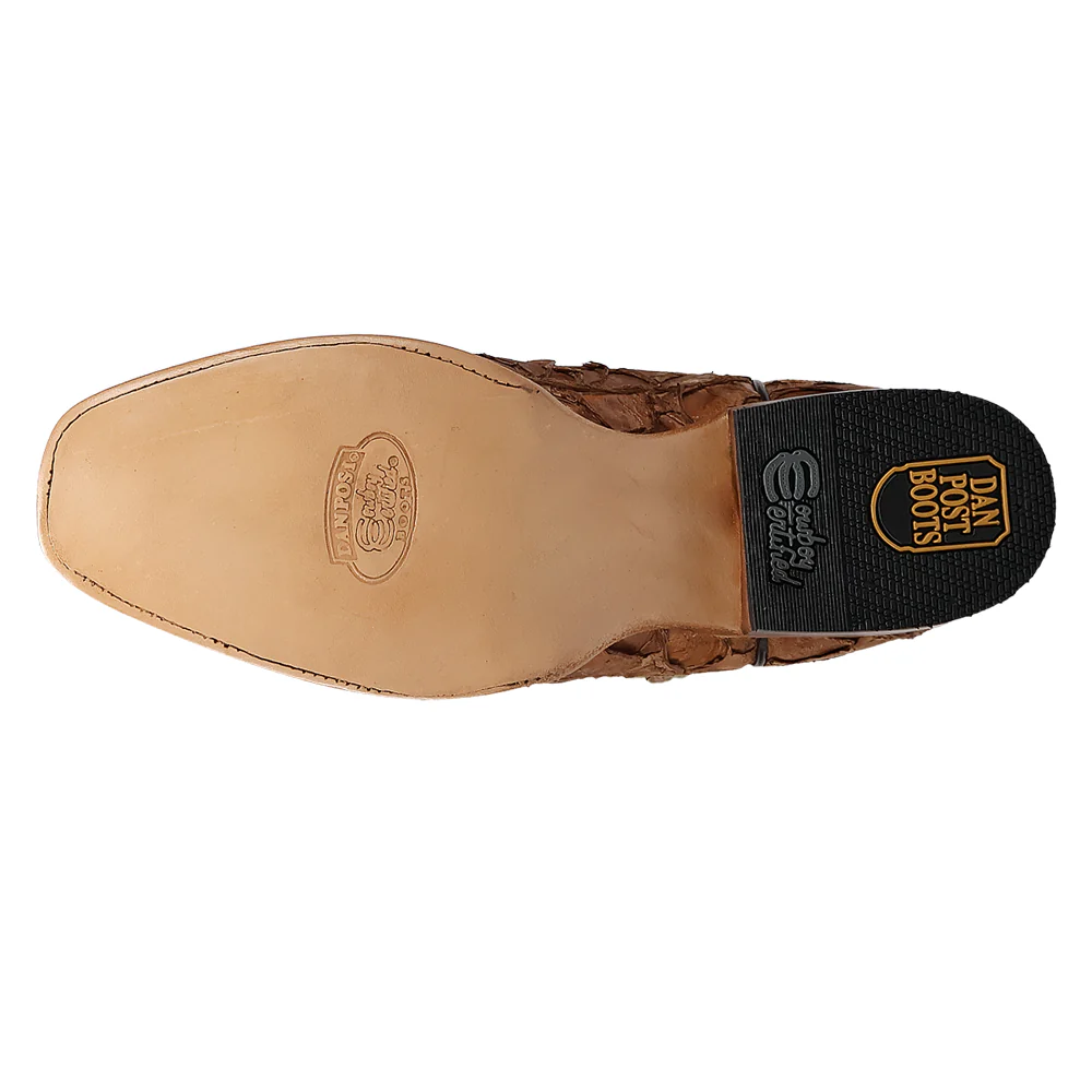 Embroidered Square Toe Pull On Cowboy Boots