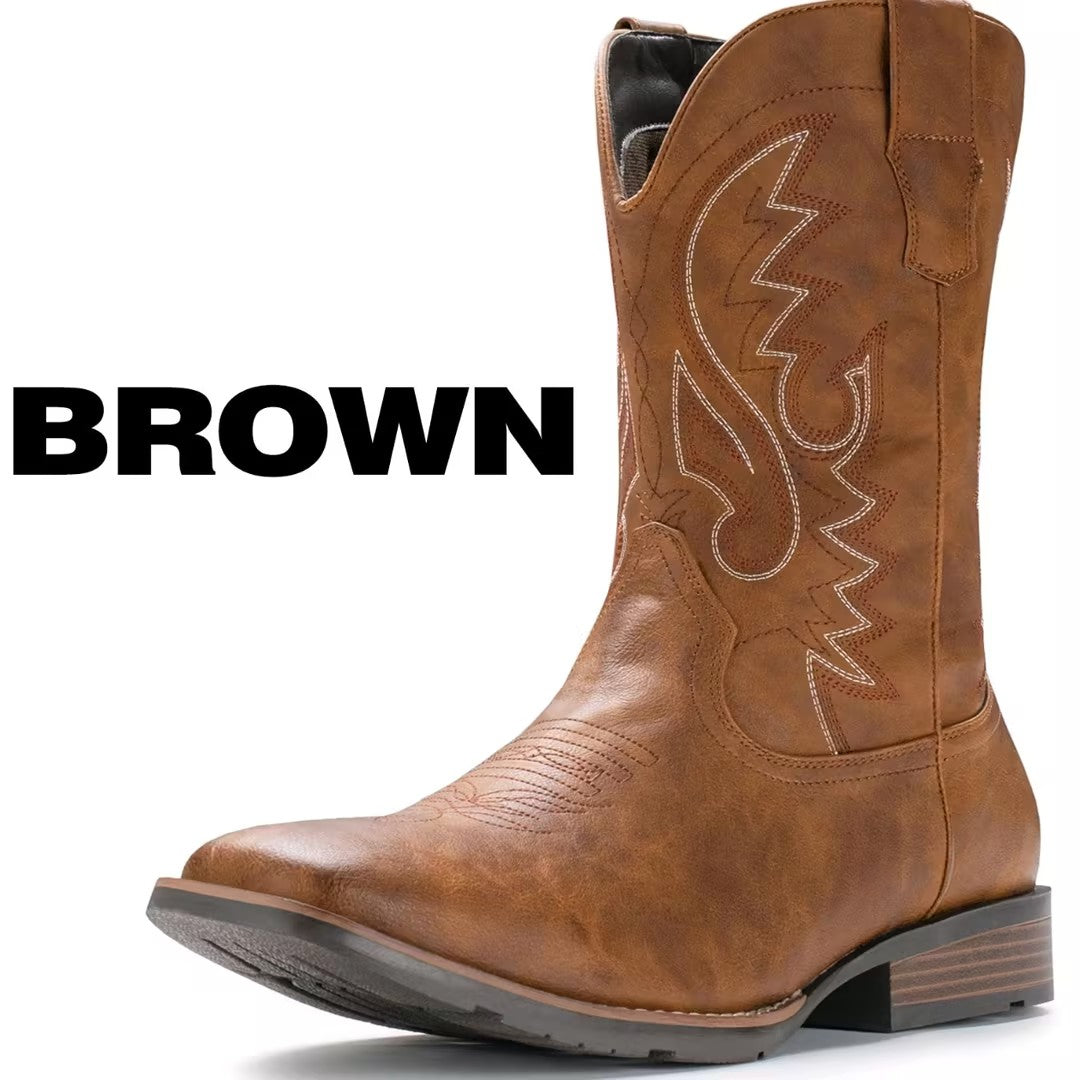 Men's Classic Western Cowboy Boots