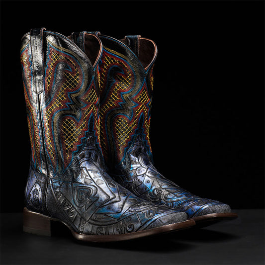 Men's Square Heel Western Boots