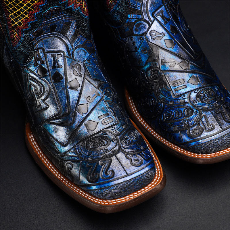 Men's Square Heel Western Boots