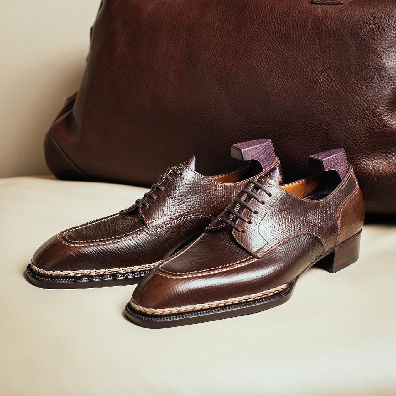 Italian Handmade Calf Leather Stitched Derby