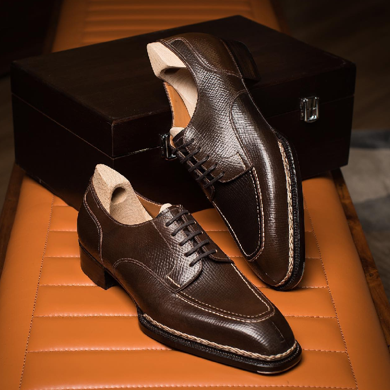 Italian Handmade Calf Leather Stitched Derby