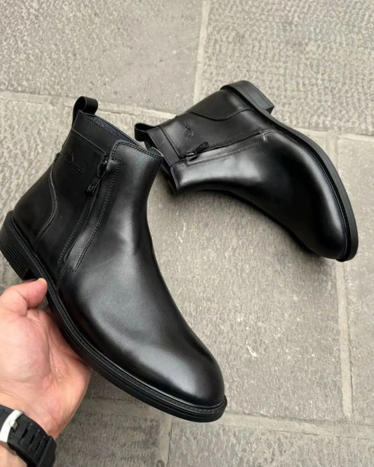 Modern British Cowhide Martin Boots