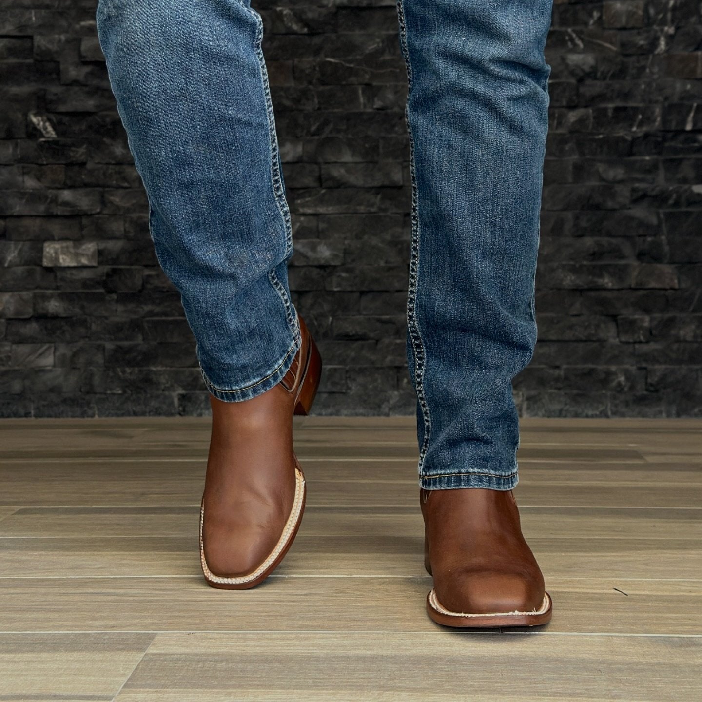 Trendy Leather Handmade Cowhide Boots