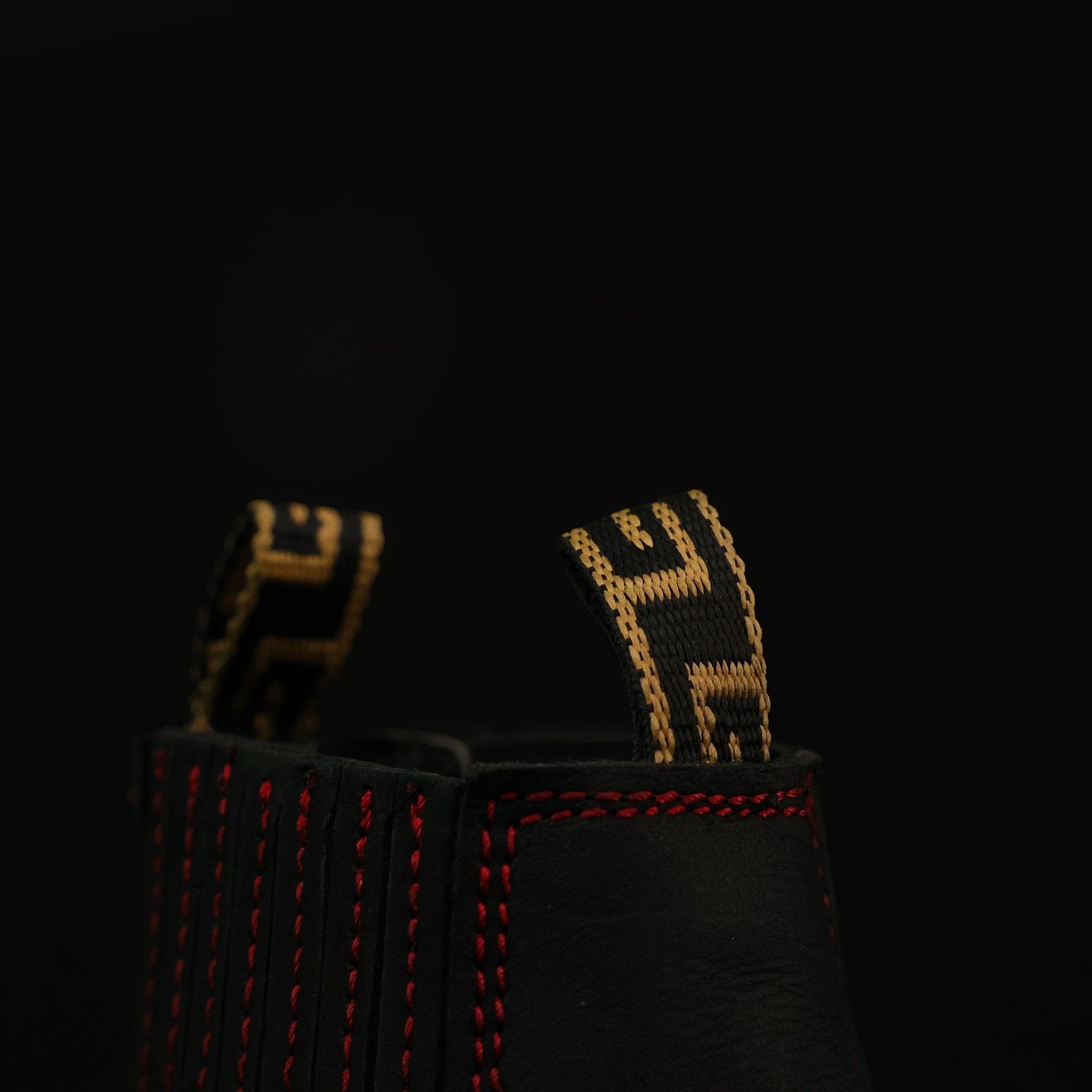 Hand Embroidered Men's Ostrich Square Head Boots